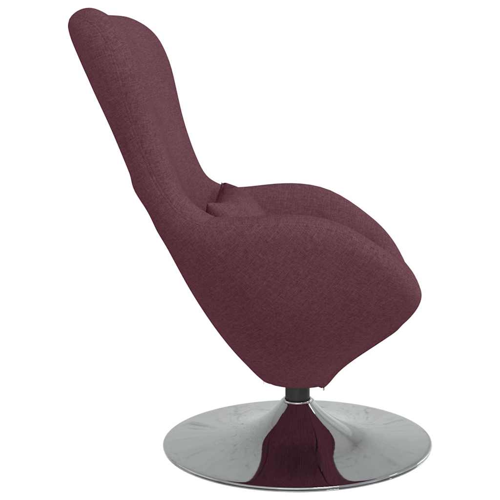 Egg Chair Purple 63 x 73 x 90 cm Fabric