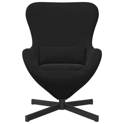 Egg Chair Black 63 x 73 x 90 cm Velvet