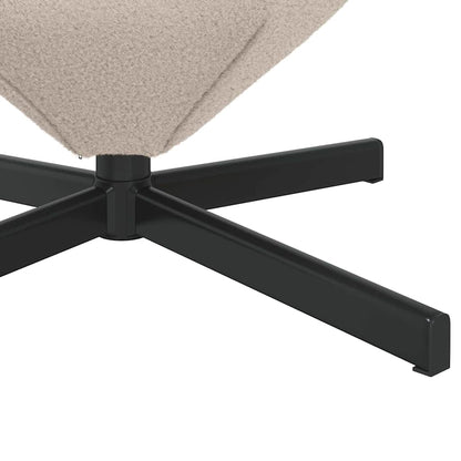 Egg Chair Light Grey 63 x 73 x 90 cm Fabric