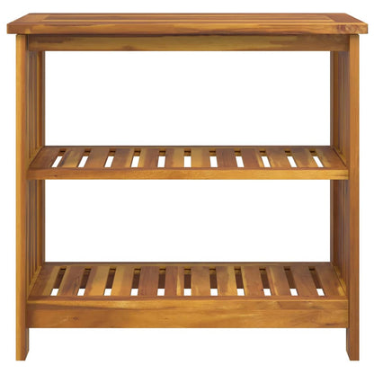 Garden Cabinet with Shelf with Storage Brown 75 x 35 x 70cm