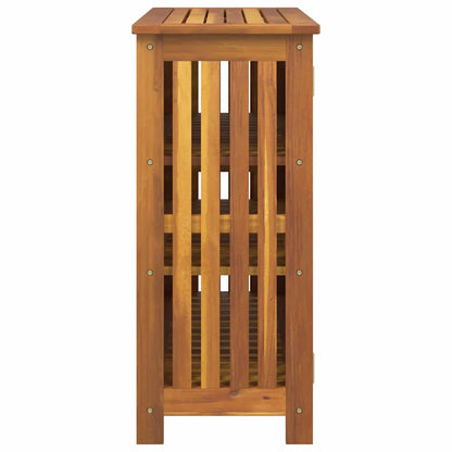 Garden Cabinet with Storage with Door Brown 90 x 40 x 90cm