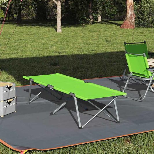 Folding Camping Bed Dark green 62 x 194 x 42 cm Oxford fabric