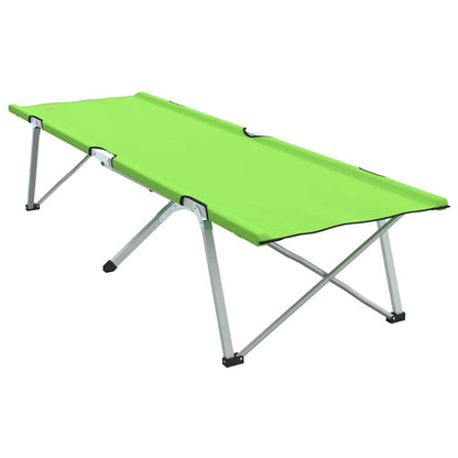 Folding Camping Bed Dark green 62 x 194 x 42 cm Oxford fabric