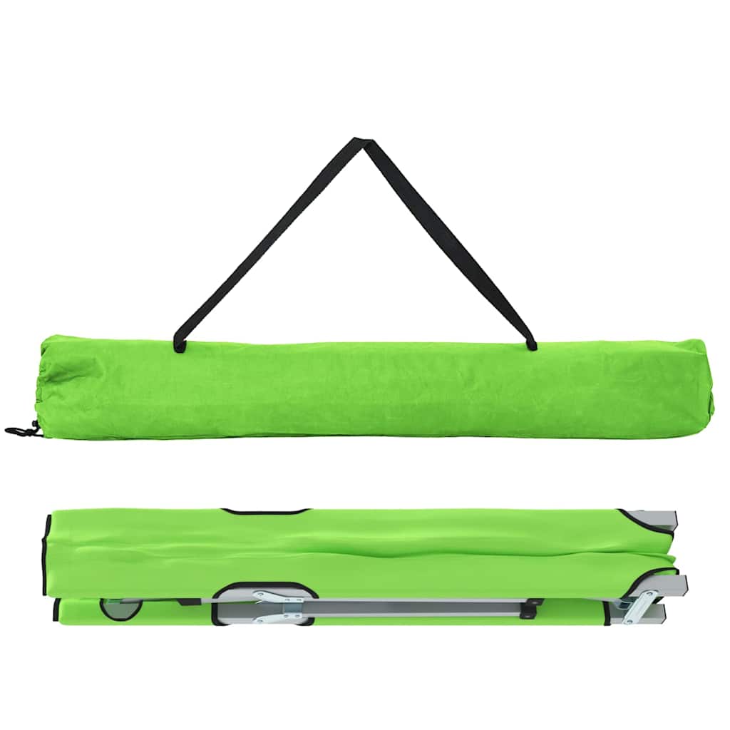Folding Camping Bed Dark green 62 x 194 x 42 cm Oxford fabric
