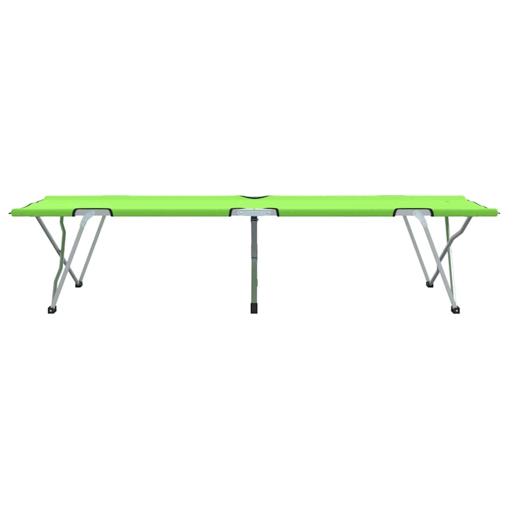 Folding Camping Bed Dark green 62 x 194 x 42 cm Oxford fabric