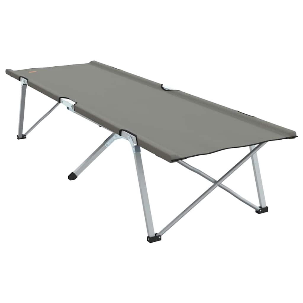 Folding Camping Bed 2 pcs Grey 62 x 194 x 42 cm Oxford fabric