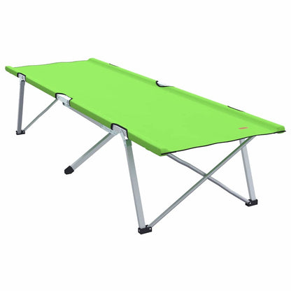 Folding Camping Bed Folding 2 pcs Dark green 62 x 194 x 42 cm