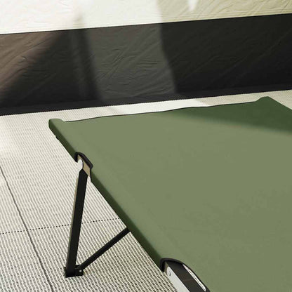 Folding Camping Bed Amy yellow 206 x 76 x 74 cm Oxford fabric