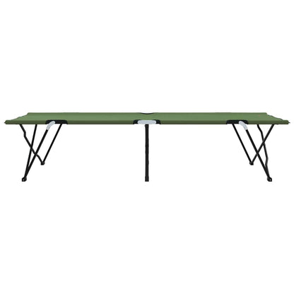 Folding Camping Bed Folding 2 pcs Amy yellow 206 x 76 x 74 cm