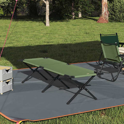 Folding Camping Bed Folding Manual Amy yellow Oxford fabric