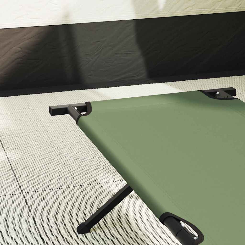 Folding Camping Bed Folding Manual Amy yellow Oxford fabric