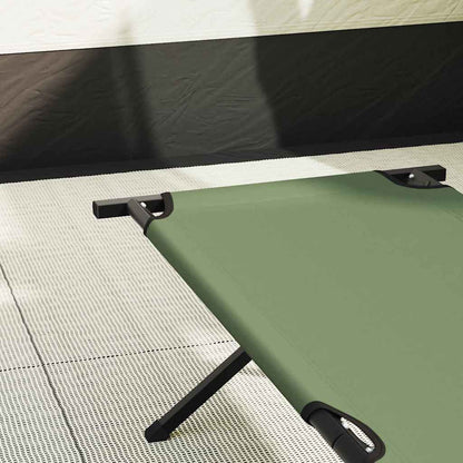 Folding Camping Bed Folding Manual Amy yellow Oxford fabric