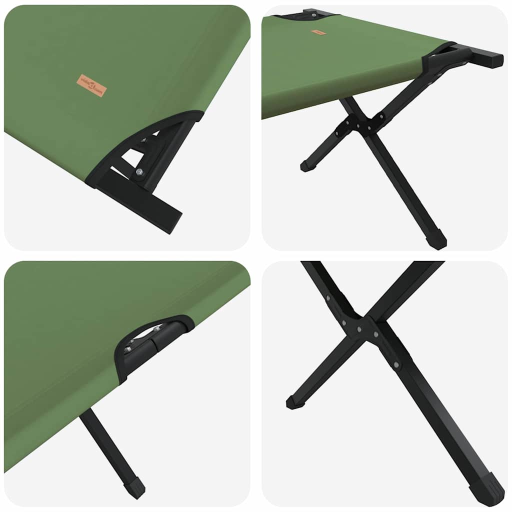 Folding Camping Bed Folding Manual Amy yellow Oxford fabric