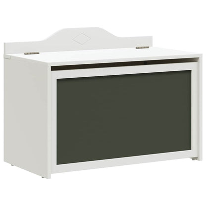 Box with Storage White 73 x 33 x 55 cm Engineered wood