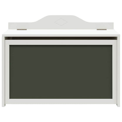 Box with Storage White 73 x 33 x 55 cm Engineered wood