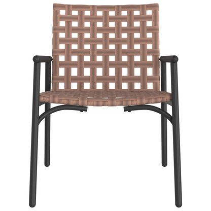 Garden Chair 2 pcs Black 79 x 56 x 73.5cm Poly Rattan