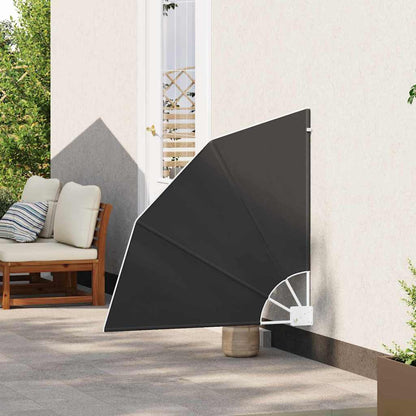Balcony Privacy Screen Anthracite 115 x 115 cm Fabric