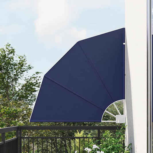 Balcony Privacy Screen Navy blue 115 x 115 cm Fabric