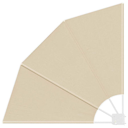 Balcony Privacy Screen Beige 115 x 115 cm Fabric