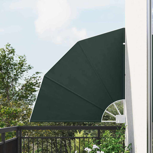 Balcony Privacy Screen Dark green 115 x 115 cm Fabric