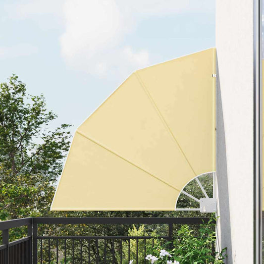 Balcony Privacy Screen Sand 115 x 115 cm Fabric