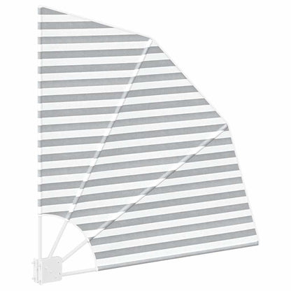 Balcony Privacy Screen Anthracite and white 115 x 115 cm Fabric