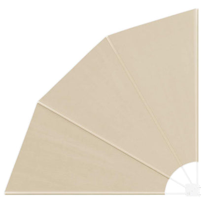 Balcony Privacy Screen Beige 160 x 160 cm Fabric