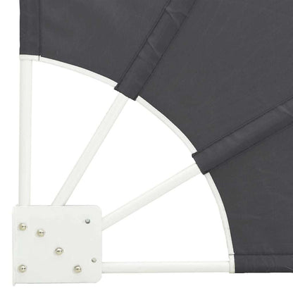 Balcony Privacy Screen Black 160 x 160 cm Fabric
