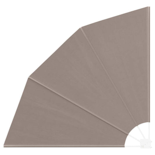 Balcony Privacy Screen Taupe 160 x 160 cm Fabric