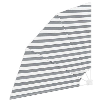 Balcony Privacy Screen Anthracite and white 160 x 160 cm Fabric
