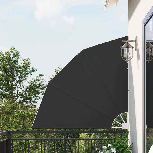 Balcony Privacy Screen Anthracite 140 x 140 cm Fabric