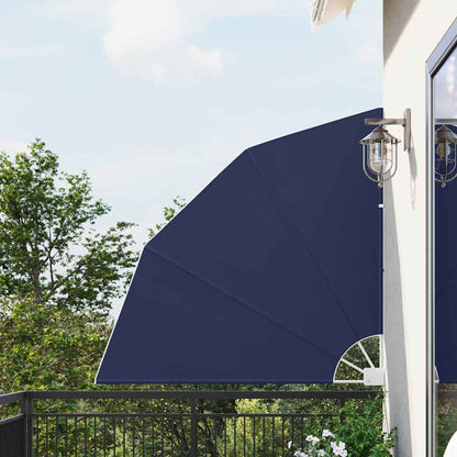 Balcony Privacy Screen Navy blue 140 x 140 cm Fabric