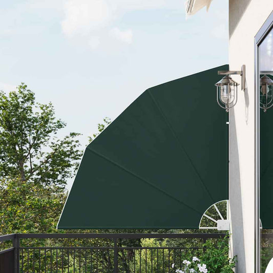 Balcony Privacy Screen Dark green 140 x 140 cm Fabric