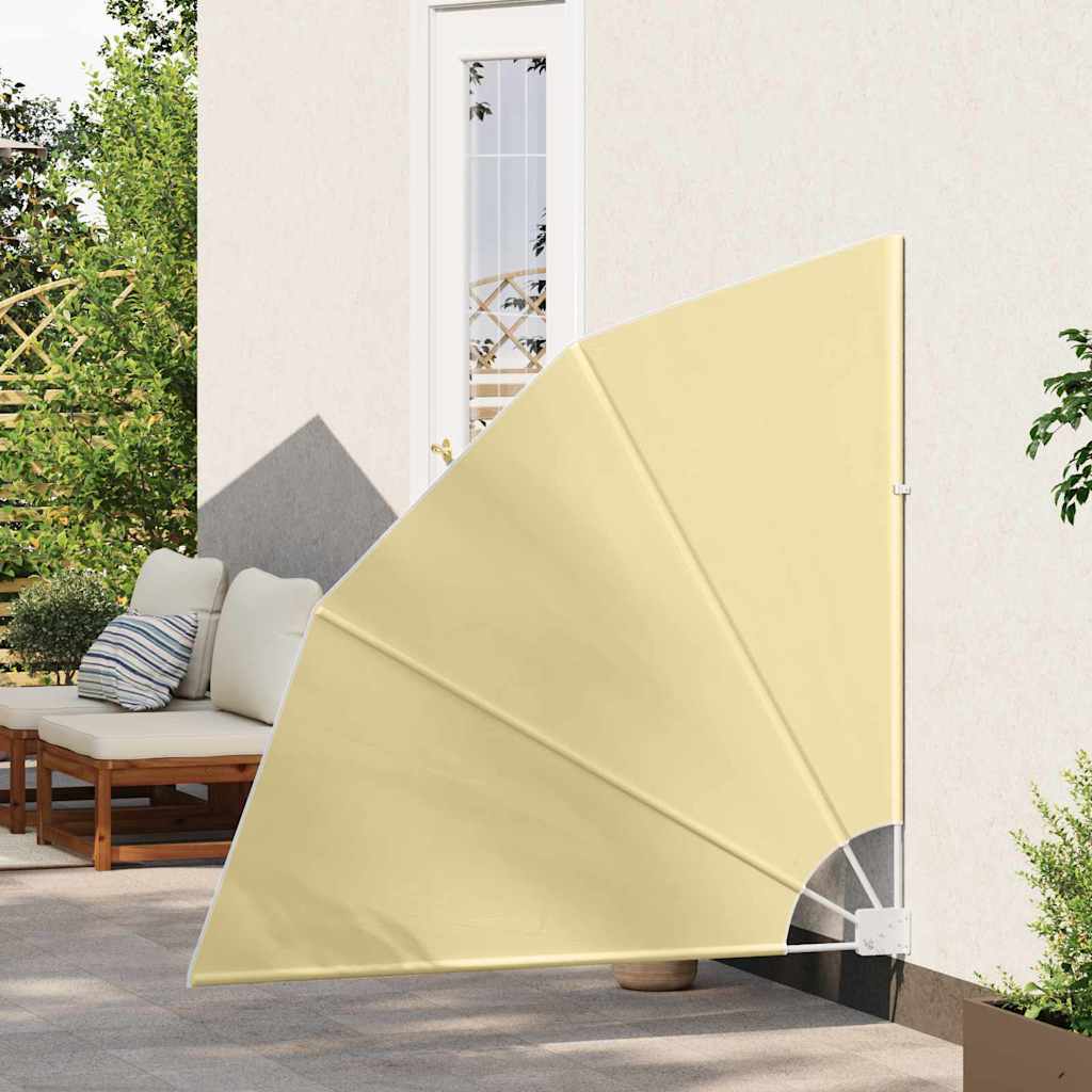Balcony Privacy Screen Sand 140 x 140 cm Fabric
