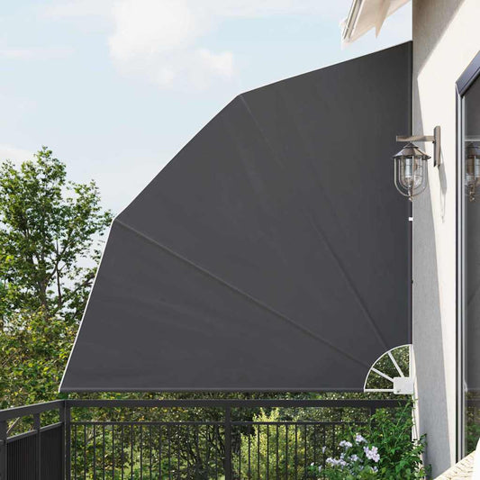 Balcony Privacy Screen Black 210 x 210 cm Fabric