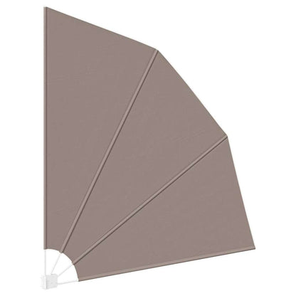 Balcony Privacy Screen Taupe 210 x 210 cm Fabric