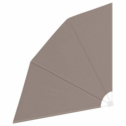 Balcony Privacy Screen Taupe 210 x 210 cm Fabric