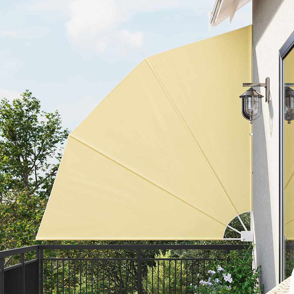 Balcony Privacy Screen Sand 210 x 210 cm Fabric