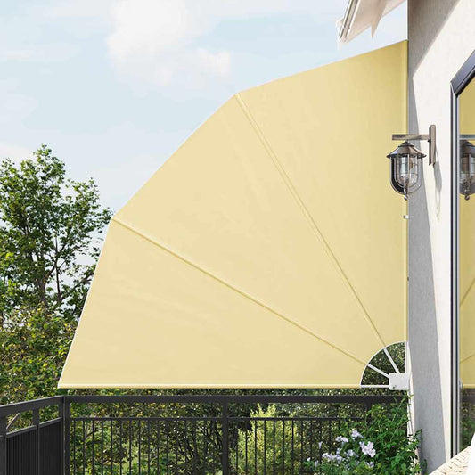 Balcony Privacy Screen Sand 210 x 210 cm Fabric
