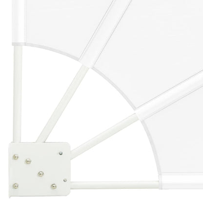 Balcony Privacy Screen White 210 x 210 cm Fabric