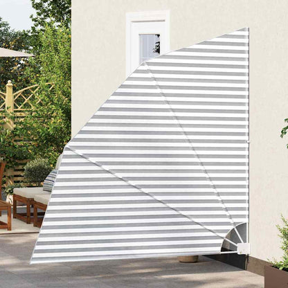Balcony Privacy Screen Anthracite and white 210 x 210 cm Fabric