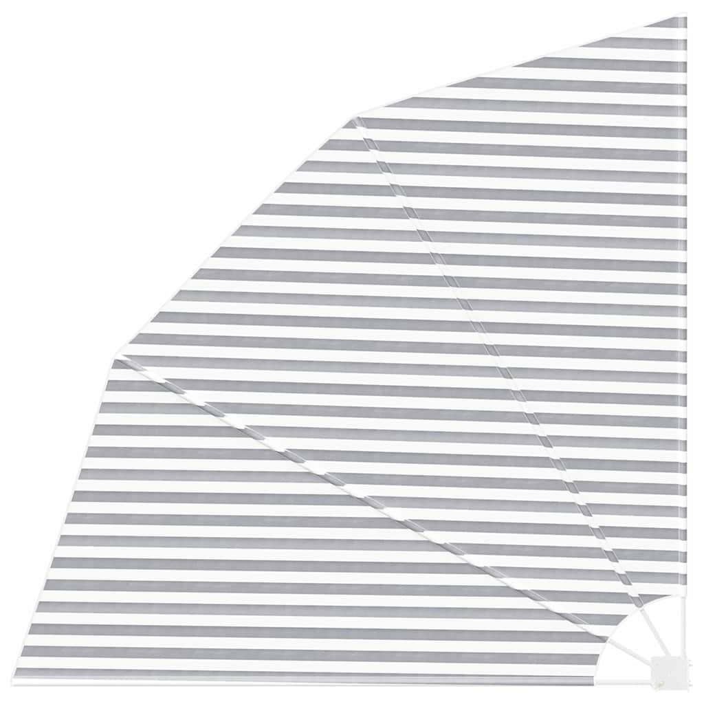 Balcony Privacy Screen Anthracite and white 210 x 210 cm Fabric