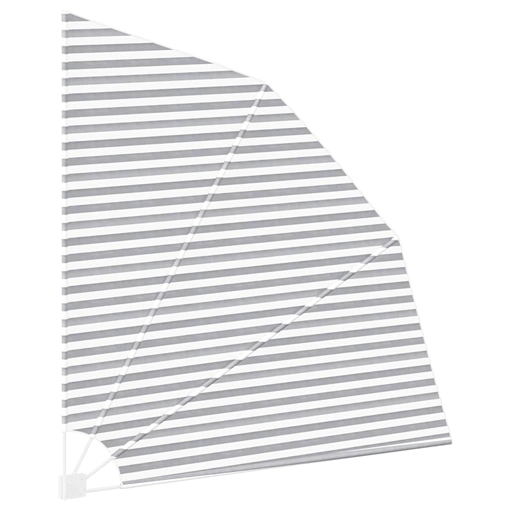 Balcony Privacy Screen Anthracite and white 210 x 210 cm Fabric