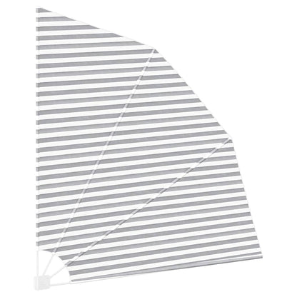 Balcony Privacy Screen Anthracite and white 210 x 210 cm Fabric