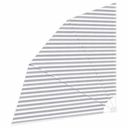 Balcony Privacy Screen Anthracite and white 210 x 210 cm Fabric