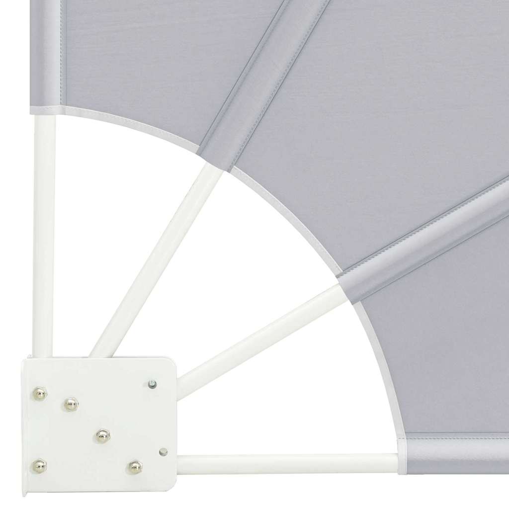 Balcony Privacy Screen Grey 115 x 115 cm Fabric