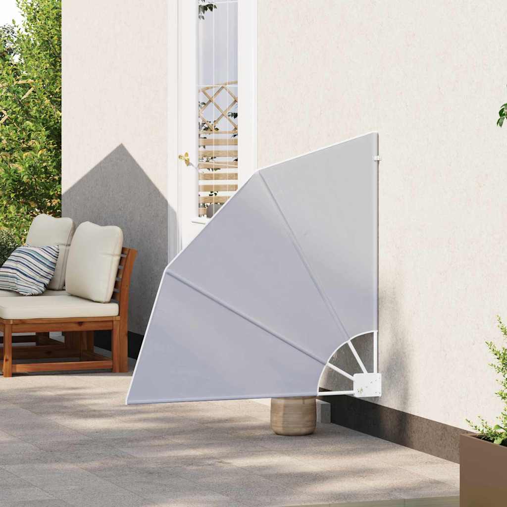 Balcony Privacy Screen Grey 115 x 115 cm Fabric