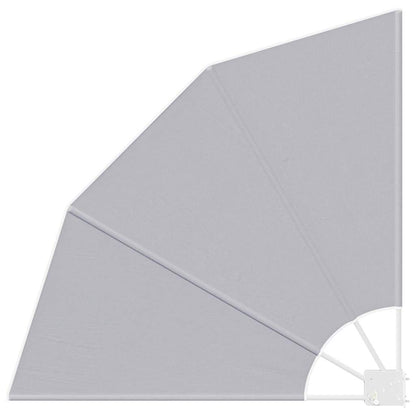 Balcony Privacy Screen Grey 115 x 115 cm Fabric