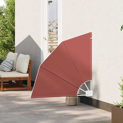 Balcony Privacy Screen Terracotta 115 x 115 cm Fabric
