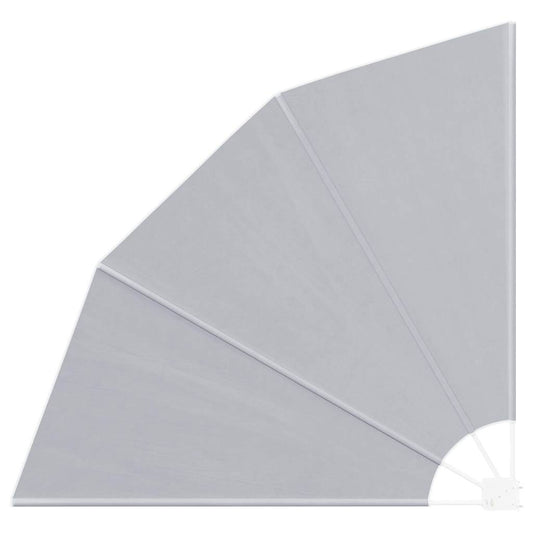 Balcony Privacy Screen Grey 160 x 160 cm Fabric